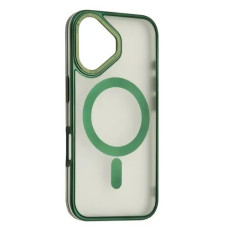 Чохол-силікон Perfect Case with MagSafe iPhone 16, Titanium green
