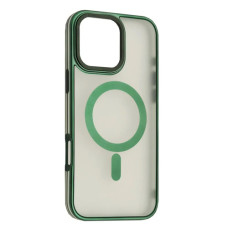 Чохол-силікон Perfect Case with MagSafe iPhone 16 Pro Max, Titanium green