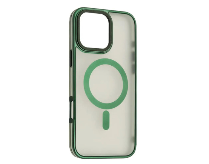 Чохол-силікон Perfect Case with MagSafe iPhone 16 Pro Max, Titanium green
