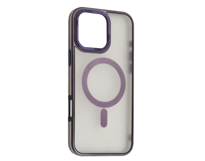 Чохол-силікон Perfect Case with MagSafe iPhone 16 Pro Max, Titanium purple