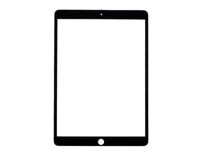 Стекло фронтальное iPad Air (A1474/ A1475 / A1476) /iPad 9.7 2017 (A1822 / A1823) черное
