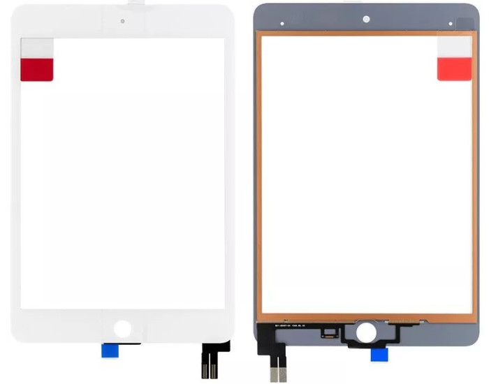 Сенсор iPad Mini 5, A2124/A2126/A2133, белый, оригинал