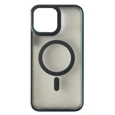 Чохол-силікон Perfect Case with MagSafe iPhone 15, Titanium light blue