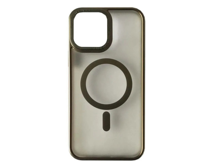 Чохол-силікон Perfect Case with MagSafe iPhone 15, Titanium grey