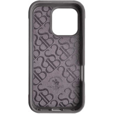Чохол шкіряний оригінал Polo Santa Barbara Isaac iPhone 16 Pro, Сірий титан
