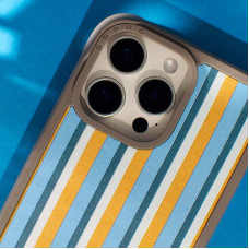 Чохол шкіряний оригінал Polo Santa Barbara Isaac iPhone 16 Pro, Сірий титан