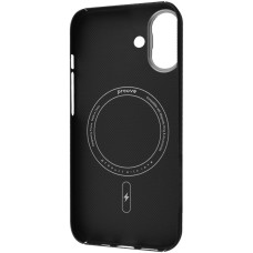 Чохол-силікон Proove Carbon Slim with Magnetic Ring iPhone 16, Black