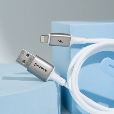 Кабель Proove Flex Metal USB to Lightning (2.4A/1m) чорний