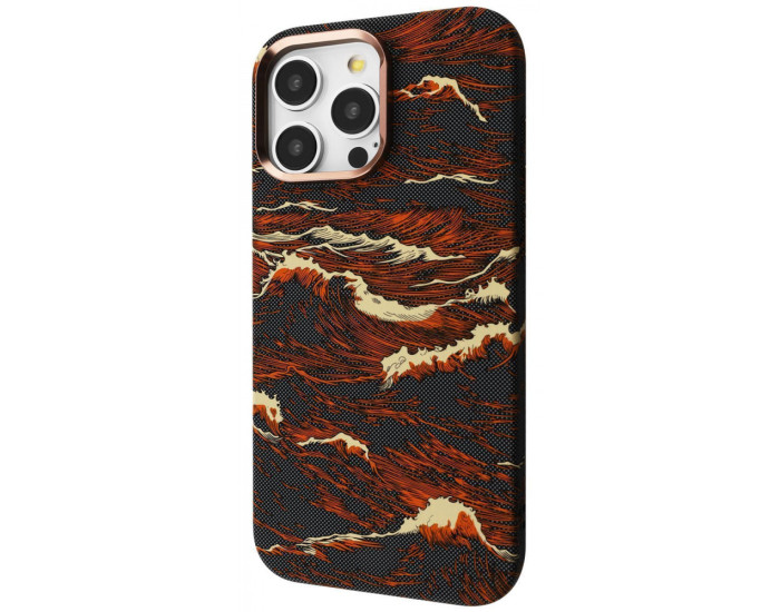 Чохол-силікон Proove Gleam Case with Magnetic Ring iPhone 16 Pro Max, Gold ocean