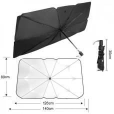 Солнцезащитный зонт для автомобиля SunShield 126*140*80cm