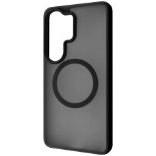 Чохол-силікон WAVE Matte Insane Case with Magnetic Ring Samsung S26 Ultra, чорний