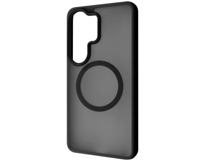 Чохол-силікон WAVE Matte Insane Case with Magnetic Ring Samsung S26 Ultra, чорний