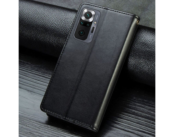 Чохол-книга GETMAN Gallant Xiaomi Redmi Note 10 Pro, чорний
