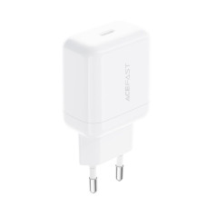 Мережеве зарядний пристрій Acefast A130 PD20W single USB-C charger, біле