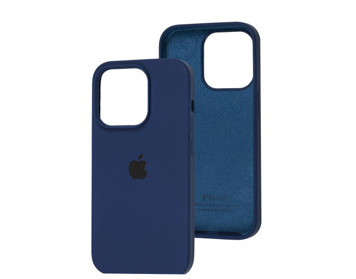 Чохол-силікон оригінал Full Soft Matte iPhone 14 Pro, Blue сobalt