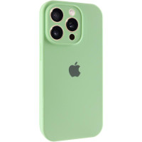 Чохол-силікон оригінал Full Camera Soft Matte iPhone 14 Pro Max, Pistachio