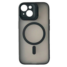 Чохол-силікон Rock Guard Transparent iPhone 15, Titanium black