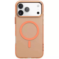 Чохол-силікон Rock InShare Mattle Magnetic (Metal Lens Frame) iPhone 17 Pro, Orange