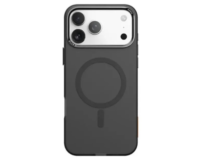 Чохол-силікон Rock InShare Mattle Magnetic (Metal Lens Frame) iPhone 17 Pro Max, Graphite