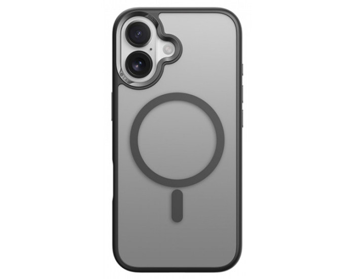 Чохол-силікон Rock Guard Touch Magnetic Protection Case (Metal Lens Frame) iPhone 17, Black