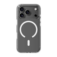 Чохол-силікон Rock Crystal Shield Transparent Magnetic Protection Case iPhone 17 Pro, Clear