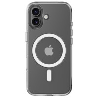 Чехол-силикон Rock Crystal Shield Transparent Magnetic Protection Case iPhone 17, Clear