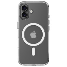 Чохол-силікон Rock Crystal Shield Transparent Magnetic Protection Case iPhone 17, Clear