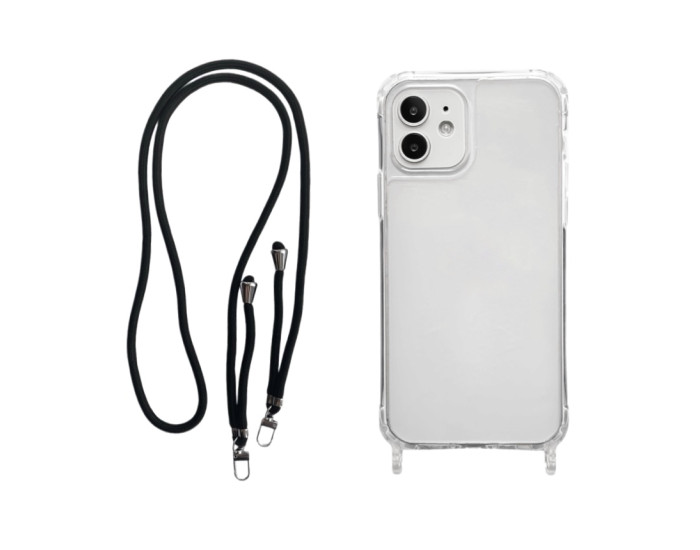 Чохол-силікон Rope Clear Case iPhone XS, Black