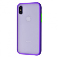 Чохол-силікон Shadow Silicone Case iPhone X/XS, Lilac