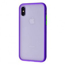 Чохол-силікон Shadow Silicone Case iPhone X/XS, Lilac