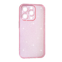 Чохол-силікон Clear Shine iPhone 14, Pink