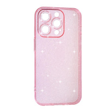 Чохол-силікон Clear Shine iPhone 14, Pink