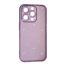Чохол-силікон Clear Shine iPhone 14 Pro Max, Purple