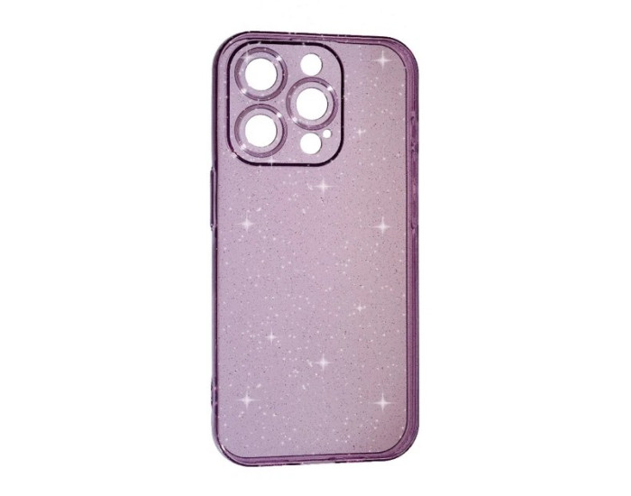 Чохол-силікон Clear Shine iPhone 14 Pro, Violet