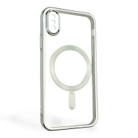 Чохол-силікон Shining Camera MagSafe iPhone XS, Silver
