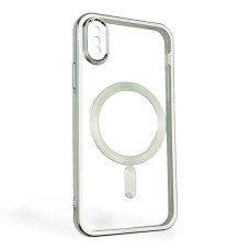 Чохол-силікон Shining Camera MagSafe iPhone XS, Silver