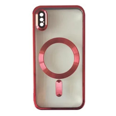 Чохол-силікон Shining Camera MagSafe iPhone XS, Red