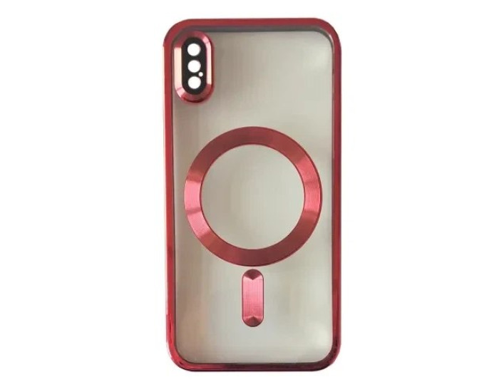Чохол-силікон Shining Camera MagSafe iPhone XS, Red