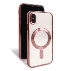 Чохол-силікон Shining Camera MagSafe iPhone XS, Rose gold