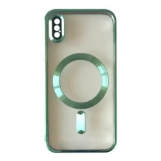 Чохол-силікон Shining Camera MagSafe iPhone XS, Green