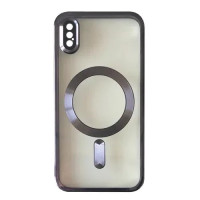 Чохол-силікон Shining Camera MagSafe iPhone XS, Deep purple