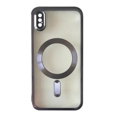 Чохол-силікон Shining Camera MagSafe iPhone XS, Deep purple