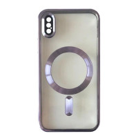 Чохол-силікон Shining Camera MagSafe iPhone XS, Glicine