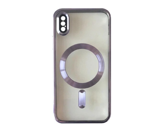 Чохол-силікон Shining Camera MagSafe iPhone XS, Glicine