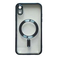 Чохол-силікон Shining Camera MagSafe iPhone XS, Blue titanium