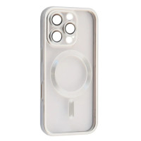 Чохол-силікон Shining Camera MagSafe iPhone 16 Pro, Silver