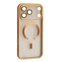 Чохол-силікон Shining Camera MagSafe iPhone 17 Pro, Gold