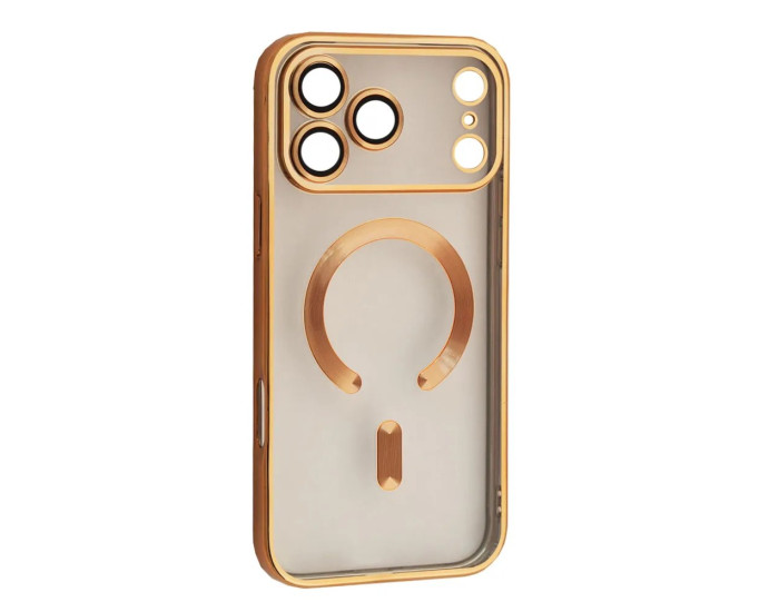 Чохол-силікон Shining Camera MagSafe iPhone 17 Pro Max, Gold