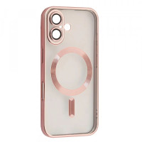 Чохол-силікон Shining Camera MagSafe iPhone 16 Plus, Rose gold