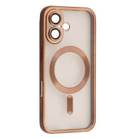 Чохол-силікон Shining Camera MagSafe iPhone 16 Plus, Desert titanium